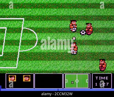 Nekketsu Koukou Dodgeball Bu - PC Hen - PC Engine Videogame - solo per uso editoriale Foto Stock