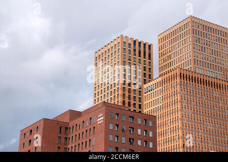 Grattacieli di Amsterdam Sud Paesi Bassi 28-7-2020 Foto Stock