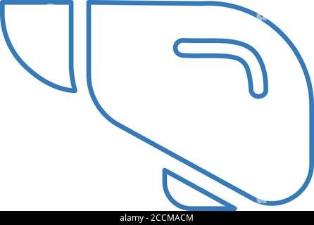 Disintossicazione, l'icona del fegato è isolata su sfondo bianco. Semplice illustrazione vettoriale per grafica e web design o per scopi commerciali. Illustrazione Vettoriale