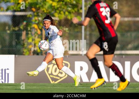 Milano, Italia. 23 agosto 2020. Luisa Pugnali (Florentia San Gimignano) durante AC Milano vs Florentia San Gimignano, Campionato Italiano di Calcio Serie A Donne a Milano, Italia, Agosto 23 2020 Credit: Independent Photo Agency/Alamy Live News Foto Stock