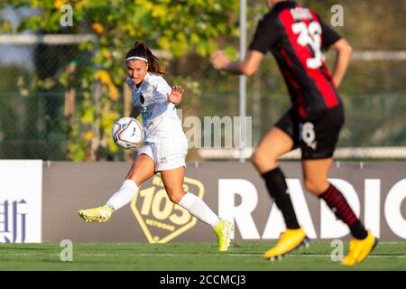 Milano, Italia, 23 ago 2020, Luisa Pugnali (Florentia San Gimignano) durante AC Milano vs Florentia San Gimignano, Campionato Italiano di Calcio Serie A Donna - Credit: LM/Francesco Scaccianoce/Alamy Live News Foto Stock