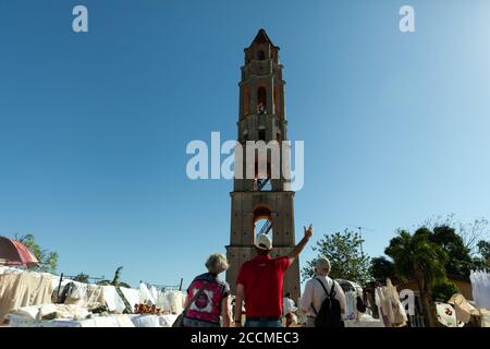 Trinidad, Cuba - 3 febbraio 2015: Torre di Manaca Iznaga Foto Stock