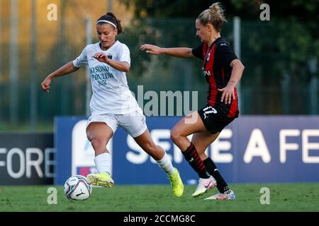 Milano, Italia. 23 agosto 2020. Luisa Pugnali (Florentia San Gimignano) durante AC Milano vs Florentia San Gimignano, Campionato Italiano di Calcio Serie A Donne a Milano, Italia, Agosto 23 2020 Credit: Independent Photo Agency/Alamy Live News Foto Stock