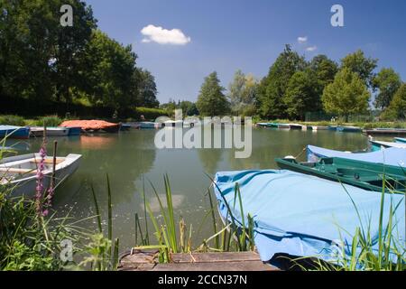 Il Lago di Aiguebelette Foto Stock