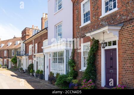 Proprietà del periodo, Bedford Street, Woburn, Bedfordshire, Inghilterra, Regno Unito Foto Stock