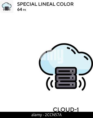 8k icona a colori disegnata a mano. Concetti moderni di illustrazione vettoriale. Facile da modificare e personalizzare. Illustrazione Vettoriale