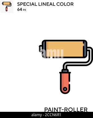 Icona colore lineare speciale target. Modello di disegno simbolo illustrazione per elemento dell'interfaccia utente Web mobile. Pittogramma moderno a colori perfetto su tratti modificabili. Illustrazione Vettoriale