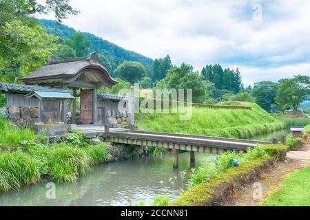 Fukui, Giappone - Ichijodani Asakura Famiglia rovine storiche a Fukui, Prefettura di Fukui, Giappone. Foto Stock