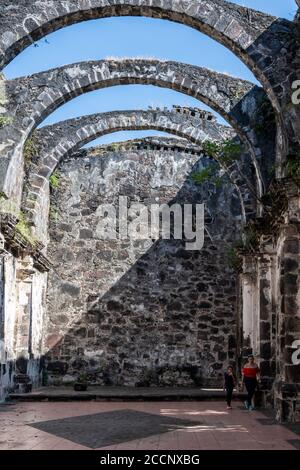 Contaduria (antico forte e rovine della chiesa) a San Blas, Messico Foto Stock