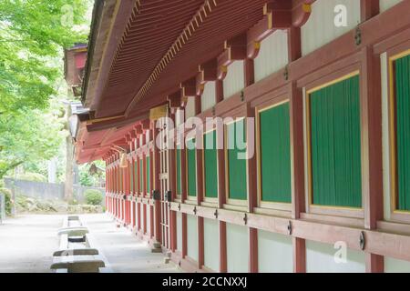 Fukoka, Giappone - Santuario di Dazaifu Tenmangu a Dazaifu, Fukuoka, Giappone. Il Santuario è stato originariamente costruito nel 919. Foto Stock