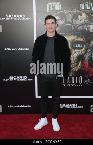 LOS ANGELES - GIU 26: Sam Lerner al Sicario: Giornata del Soldado Premiere al Village Theatre il 26 giugno 2018 a Westwood, CA Foto Stock