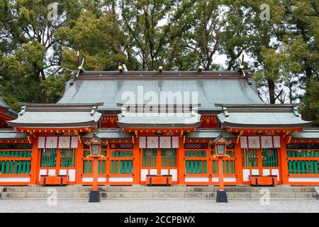 Wakayama, Giappone - Santuario di Kumano Hayatama Taisha a Shingu, Wakayama, Giappone. Fa parte del patrimonio dell'umanità dell'UNESCO. Foto Stock