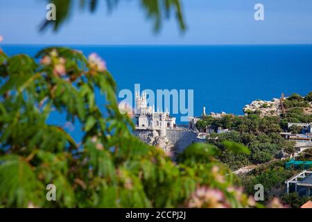 Castello di Swallow Nest vicino al Mar Nero Foto Stock