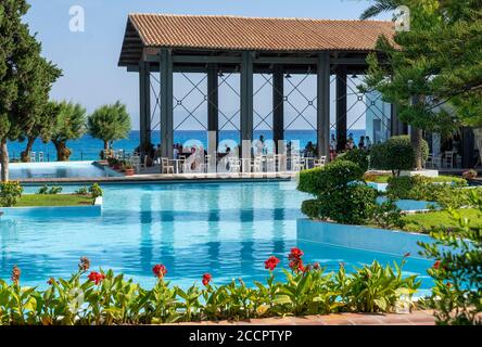 Sunprime Miramare Beach resort di vacanza a Rodi, Grecia Foto Stock