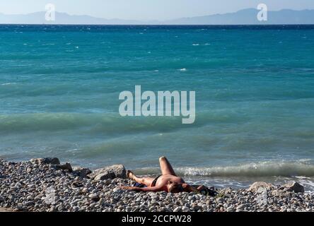Sunprime Miramare Beach resort di vacanza a Rodi, Grecia Foto Stock