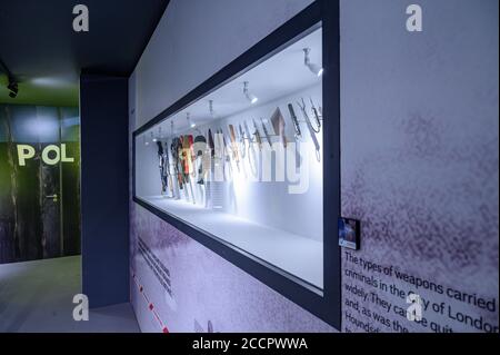 Museo della polizia, Guildhall, Londra Foto Stock