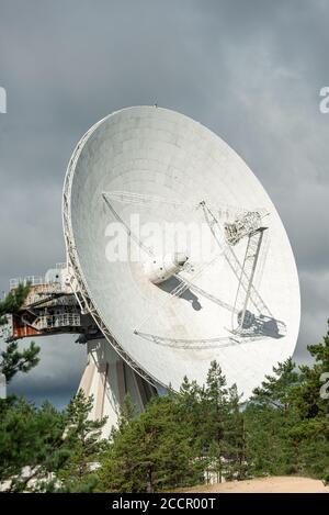Ventspils Centro Internazionale di radio Astronomia. Il Ventspils radio Astronomy Center è un impianto di radioastronomia ex sovietico, la Lettonia Foto Stock