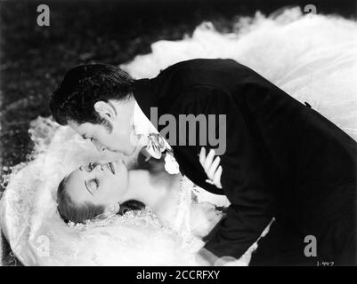 METTE DAVIS e HENRY FONDA in JEZEBEL 1938 regista WILLIAM WYLER dal gioco di Owen Davis music Max Steiner Costums Orry-Kelly Warner Bros. Foto Stock