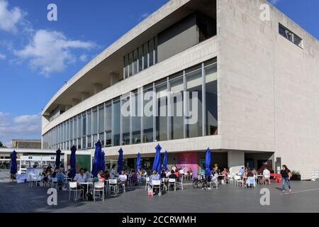 Southbank Centre e Royal Festival Hall esterni, iconiche sale per concerti e cultura brutali, Londra, Inghilterra, Regno Unito Foto Stock