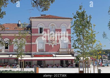 Casa al porto, Porec, Istria, Croazia Foto Stock