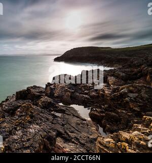 Tramadog Bay Snowdonia, Galles del Nord Foto Stock