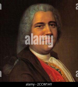 Johann Adolph Hasse di Balthasar Denner - tagliato. Foto Stock