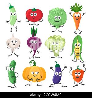 Set di caratteri vegetali Illustrazione Vettoriale