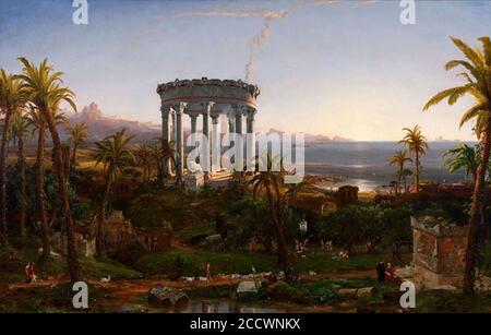 Jasper Francis Cropsey lo Spirito della Pace. Foto Stock