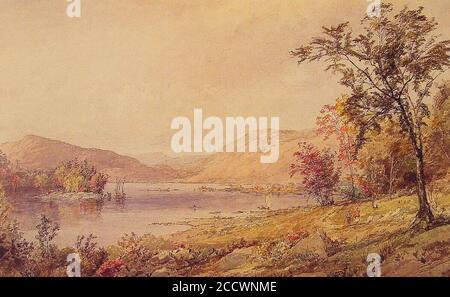 Lago Jasper Francis Cropsey Greenwood. Foto Stock