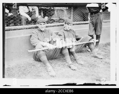 Joe A. Connolly & Maranville coniglio, Boston NL (baseball) Foto Stock