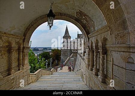 Europa dell'Est, Ungheria, Budapest, Hosok Tere (Piazza degli Eroi) Foto Stock