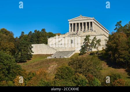 Walhalla vicino a Ratisbona, Baviera, Germania Foto Stock