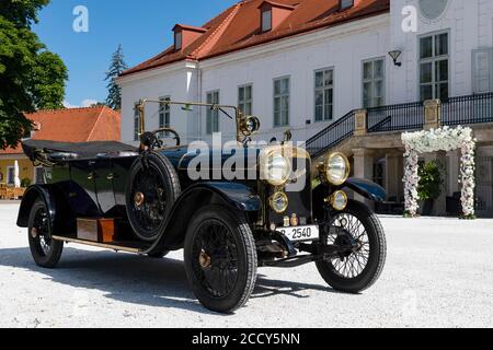 Oldtimer Hispano-Suiza T16, costruito 1917, blu, Austria Foto Stock