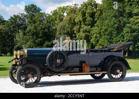 Oldtimer Hispano-Suiza T16, costruito 1917, blu, Austria Foto Stock