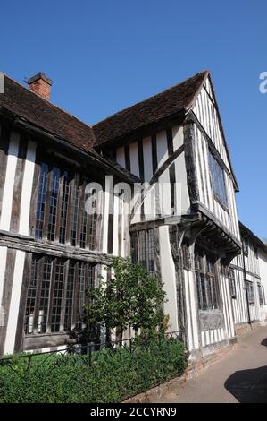 La Old Wool Hall all'angolo di Water Street e. Lady Street Foto Stock