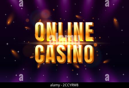 Casino online gioca ora slot monete d'oro, slot machine segno casinò, jackpot notte Vegas. Illustrazione vettoriale Illustrazione Vettoriale