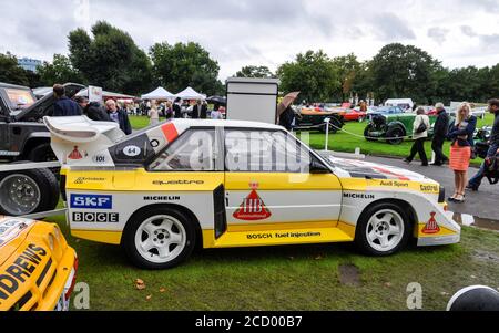 Audi Sport quattro S1 E2 a Chelsea Autolegends a Londra. Settembre 2011. Foto Stock