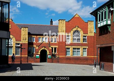 Pontefract Museum a Salter Row, Pontefract, West Yorkshire, Inghilterra, Regno Unito Foto Stock