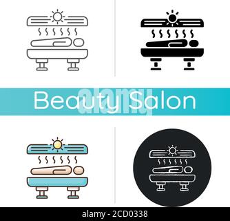 Icona abbronzatura Illustrazione Vettoriale