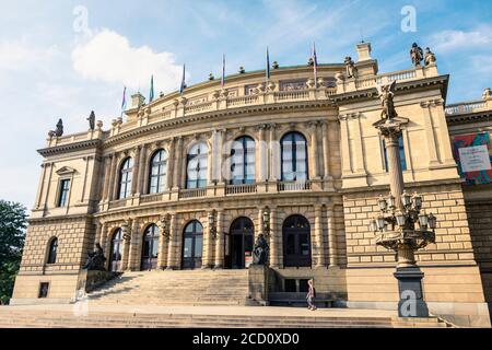 Il Rudolfinum a Praga Foto Stock