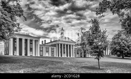 Lexington Virginia/USA – Maggio 27 2017: Washington e Lee University Washington Hall Foto Stock