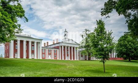 Lexington Virginia/USA – Maggio 27 2017: Washington e Lee University Washington Hall Foto Stock