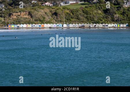 Sport acquatici invernali Foto Stock