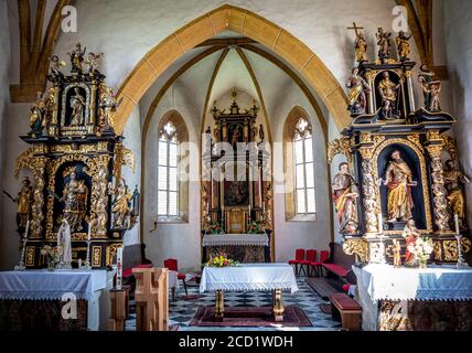 Filialkirche Heliger Georg a Faak am See Foto Stock