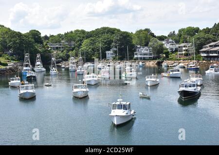 Le barche a Ogunquit, Maine U.S.A. Foto Stock