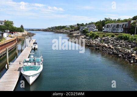 Le barche a Ogunquit, Maine U.S.A. Foto Stock