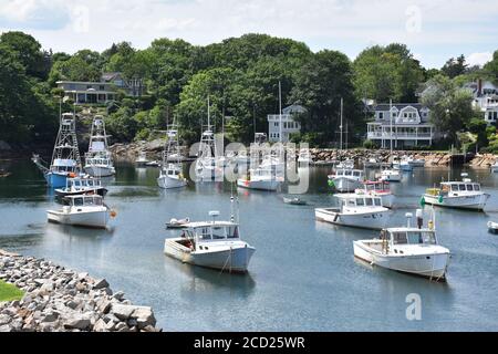 Le barche a Ogunquit, Maine U.S.A. Foto Stock