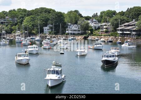 Le barche a Ogunquit, Maine U.S.A. Foto Stock