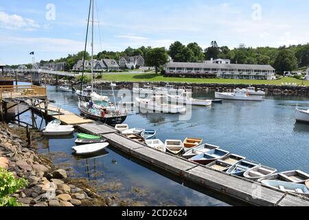 Le barche a Ogunquit, Maine U.S.A. Foto Stock