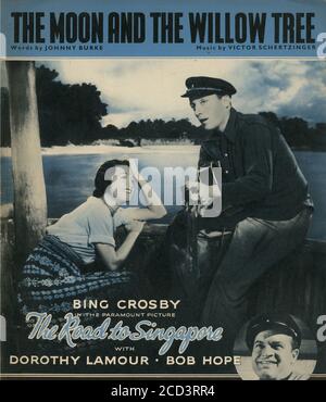 Partiture - la Luna e il salice - Bing Crosby - 1940 Foto Stock